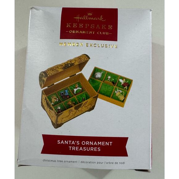 Hallmark Keepsake Ornament Club Santa's Ornament Treasures 2023 - Picture 1 of 5